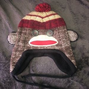 Sock Monkey winter hat